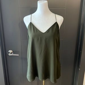 BLAQUE LABEL essential green tank, size M